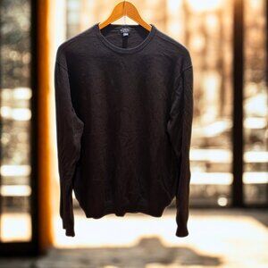 J.CREW 🏷️ Classic Black Crewneck Sweater | Long Sleeve | XL